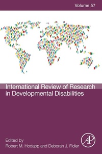 Enlarge image Cover: International Review of Research in Developmental Disabilities - Academic Press