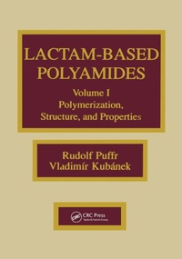 Abbildung von: Lactam-based Polyamides, Volume I - CRC Press