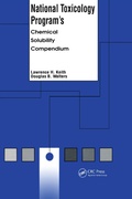 Cover: National Toxicology Program's Chemical Solubility Compendium - CRC Press