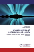 Cover: Interconnection of philosophy and society - LAP Lambert Academic Publishing