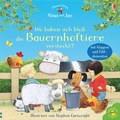 Cover: Nina und Jan - Wo haben sich blo&szlig; die Bauernhoftiere versteckt? - Usborne