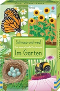 Cover: Schnapp und weg! - Das superschnelle Kartenspiel: Im Garten - Usborne
