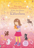Cover: Mein erstes Anziehpuppen-Stickerbuch: Kitti, das kleine K&auml;tzchen - Usborne