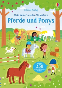 Enlarge image Cover: Mein Immer-wieder-Stickerbuch: Pferde und Ponys - Usborne