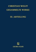 Cover: Elementa Metaphysices commoda avditoribvs methodo adornata - Georg Olms Verlag