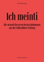Cover: Ich meinti II - BoD - Books on Demand