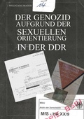 Cover: Der Genozid aufgrund der sexuellen Orientierung in der DDR - BoD - Books on Demand