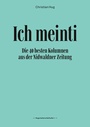 Cover: Ich meinti I - BoD - Books on Demand