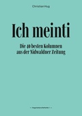 Cover: Ich meinti I - BoD - Books on Demand