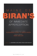 Bild: Maine de Biran's 'Of Immediate Apperception' - Bloomsbury Academic
