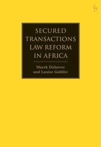 Abbildung von: Secured Transactions Law Reform in Africa - Hart Publishing