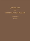 Cover: Jahrbuch des &ouml;ffentlichen Rechts der Gegenwart. Neue Folge - Mohr Siebeck