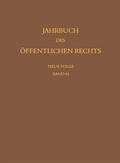 Cover: Jahrbuch des &ouml;ffentlichen Rechts der Gegenwart. Neue Folge - Mohr Siebeck