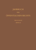 Cover: Jahrbuch des &ouml;ffentlichen Rechts der Gegenwart. Neue Folge - Mohr Siebeck