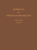 Cover: Jahrbuch des &ouml;ffentlichen Rechts der Gegenwart. Neue Folge - Mohr Siebeck