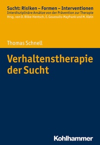 Bild: Verhaltenstherapie der Sucht - Kohlhammer