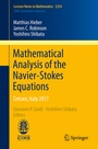Cover: Mathematical Analysis of the Navier-Stokes Equations - Springer