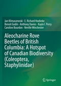 Cover: Aleocharine Rove Beetles of British Columbia: A Hotspot of Canadian Biodiversity (Coleoptera, Staphylinidae) - Springer