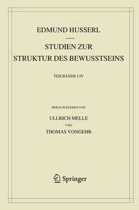 Abbildung von: Studien zur Struktur des Bewusstseins - Springer