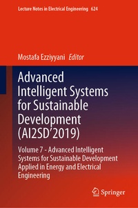 Enlarge image Cover: Advanced Intelligent Systems for Sustainable Development (AI2SD'2019) - Springer