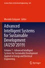 Cover: Advanced Intelligent Systems for Sustainable Development (AI2SD'2019) - Springer
