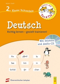 Abbildung von: Lernen mit Teo und Tia Deutsch - 2. Klasse Volksschule mit CD - G&G Verlag, Kinder- und Jugendbuch