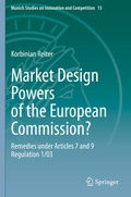 Cover: Market Design Powers of the European Commission? - Springer