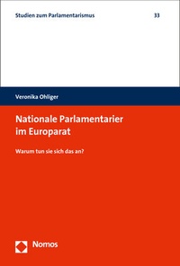 Abbildung von: Nationale Parlamentarier im Europarat - Nomos