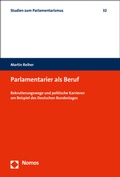Cover: Parlamentarier als Beruf - Nomos