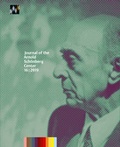 Cover: Journal of the Arnold Sch&ouml;nberg Center 16/2019 - Arnold Sch&ouml;nberg Center