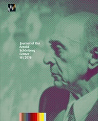 Abbildung von: Journal of the Arnold Schönberg Center 16/2019 - Arnold Schönberg Center