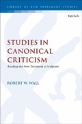 Cover: Studies in Canonical Criticism - T.& T.Clark Ltd