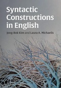Cover: Syntactic Constructions in English - Cambridge University Press
