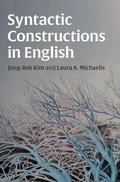 Cover: Syntactic Constructions in English - Cambridge University Press