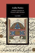 Cover: Arabic Poetics - Cambridge University Press