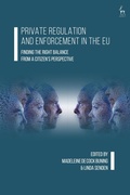 Cover: Private Regulation and Enforcement in the EU - Hart Publishing