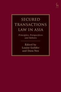 Abbildung von: Secured Transactions Law in Asia - Hart Publishing