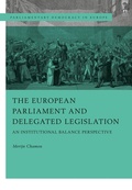 Cover: The European Parliament and Delegated Legislation - Hart Publishing