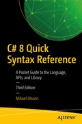 Cover: C# 8 Quick Syntax Reference - APress