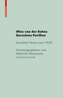 Cover: Mies van der Rohe Barcelona-Pavillon - Birkhäuser Verlag GmbH