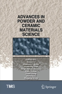 Enlarge image Cover: Advances in Powder and Ceramic Materials Science - Springer