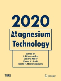Enlarge image Cover: Magnesium Technology 2020 - Springer