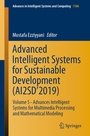 Cover: Advanced Intelligent Systems for Sustainable Development (AI2SD'2019) - Springer