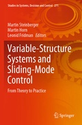 Cover: Variable-Structure Systems and Sliding-Mode Control - Springer