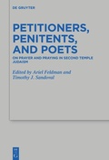 Cover: Petitioners, Penitents, and Poets - De Gruyter