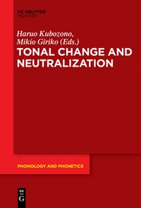 Enlarge image Cover: Tonal Change and Neutralization - De Gruyter Mouton