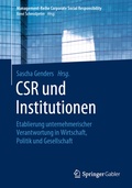 Cover: CSR und Institutionen - Springer Gabler