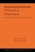 Cover: A Hierarchy of Turing Degrees - Princeton University Press