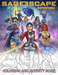 Enlarge image Cover: Sage Escape Adventures - Coloring And Activity Book - Primal Archetype