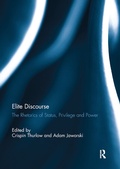 Cover: Elite Discourse - Routledge